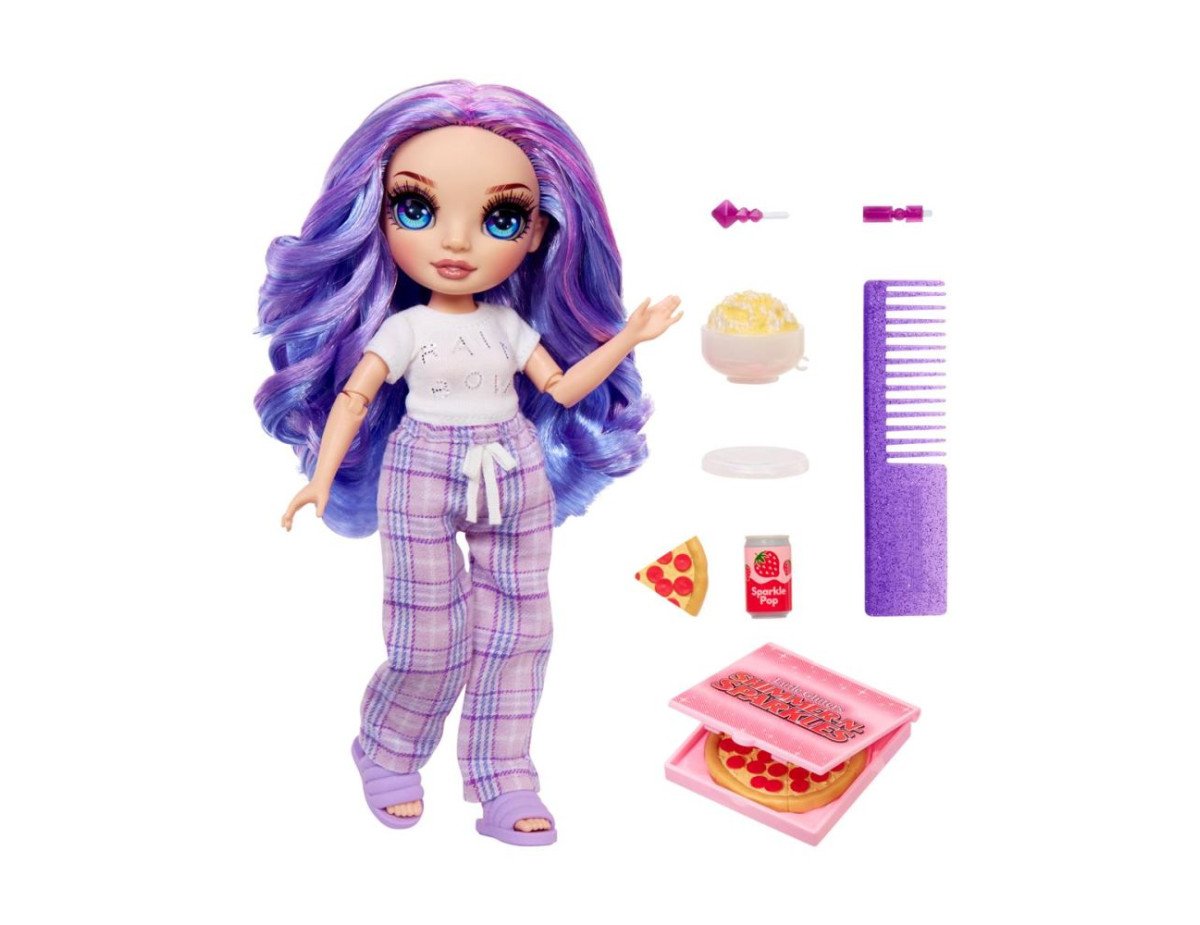 MGA Rainbow High: Junior High Pajama Party - Violet Willow Doll (503705)