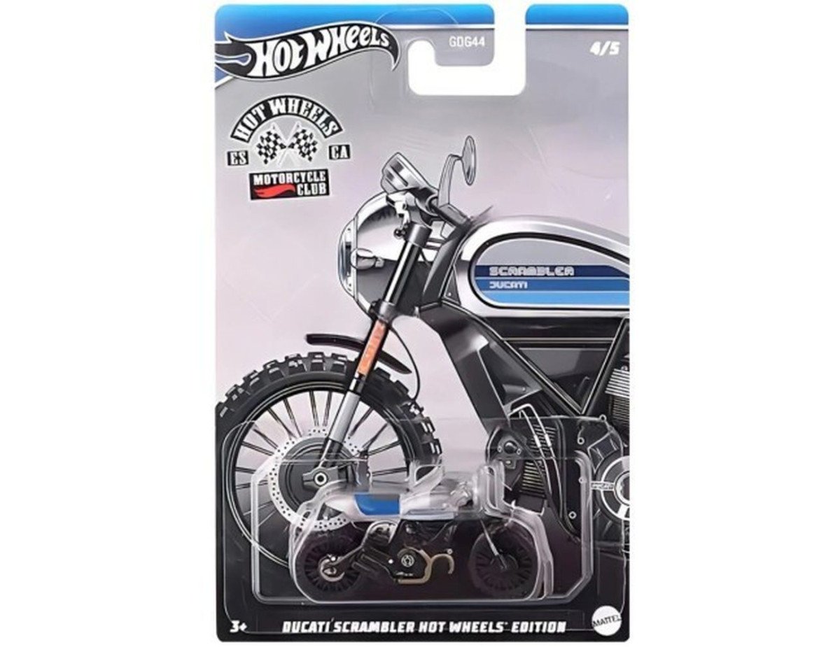 Mattel Hot Wheels: Motorcycle Club - Ducati Scrambler Hot Wheels Edition (HRR93)