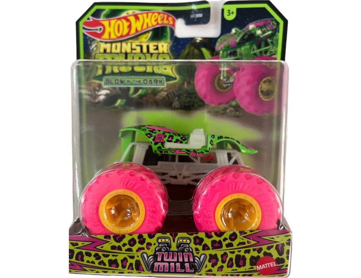 Mattel Hot Wheels Monster Trucks: Glow in The Dark - Twin Mill (HVH80)