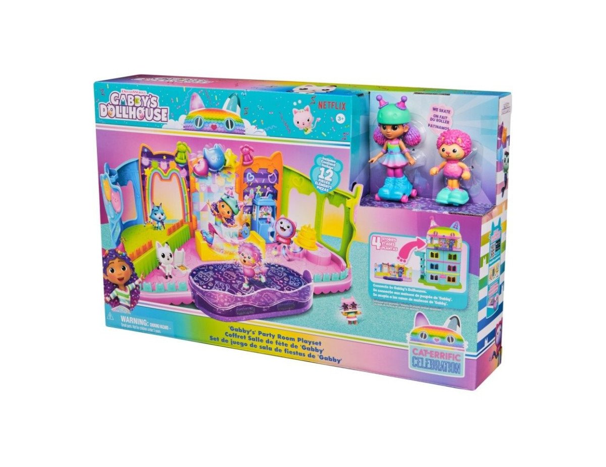 Spin Master: Gabbys Dollhouse - Gabbys Party Room Playset (6069755)