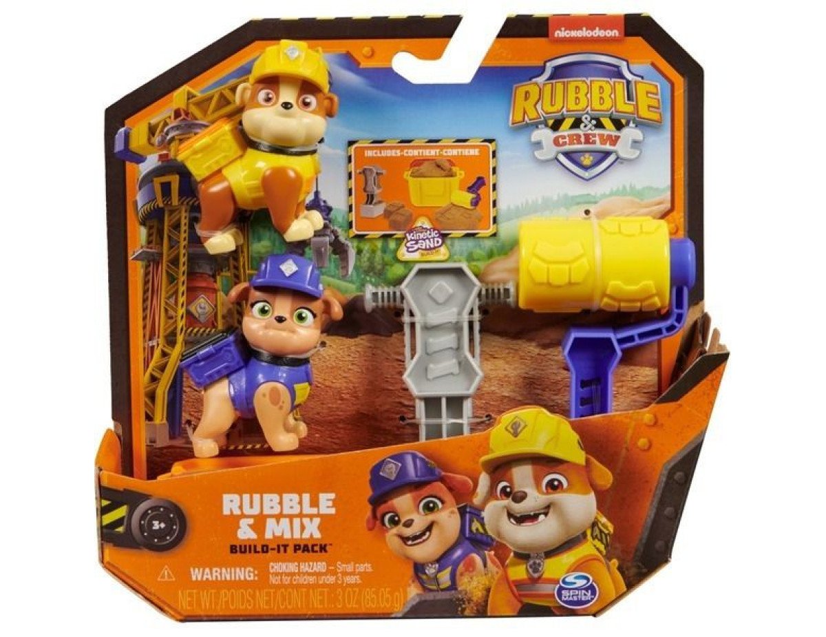 Spin Master Paw Patrol: Rubble  Crew - Rubble  Mix Build-it Pack (20141513)