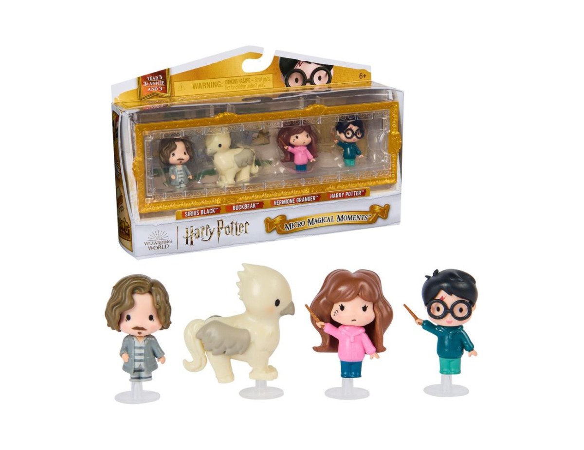 Spin Master Harry Potter: Micro Magical Moments - Sirius Black/Buckbeak/Hermine Granger/Harry Potter Figure Set (6069429)