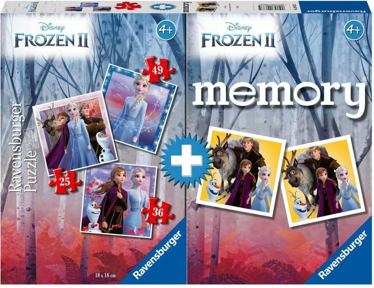 Ravensburger: Memory®  3 Puzzles: Frozen II ( (20673)