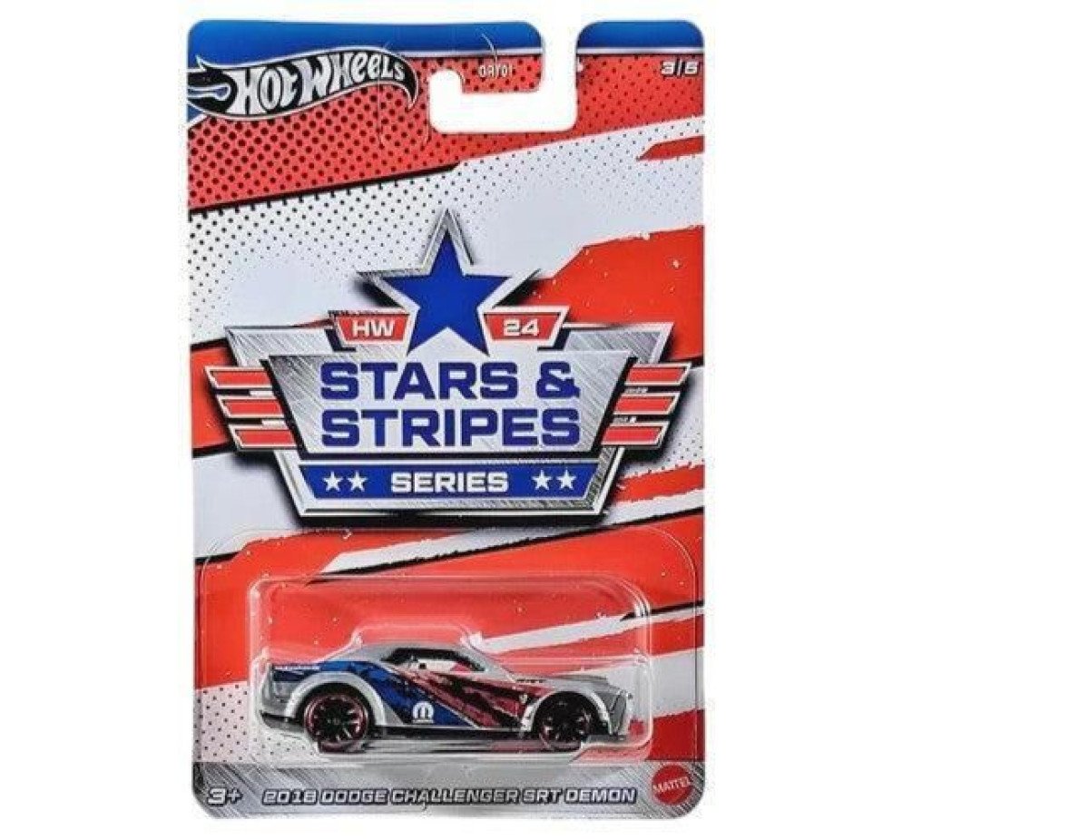 Mattel Hot Wheels®: Stars  Stripes Series - 2018 Dodge Challenger SRT Demon (HRW64)