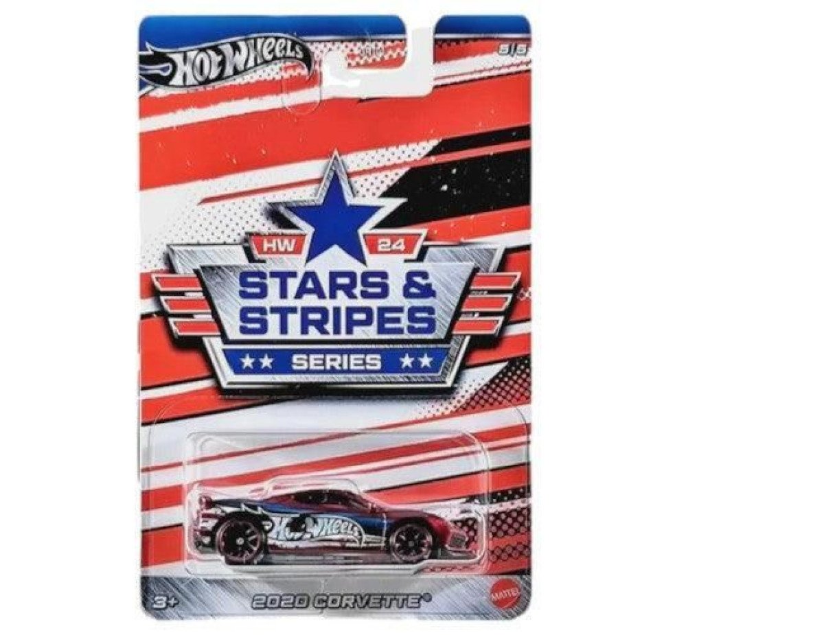 Mattel Hot Wheels®: Stars  Stripes Series - 2020 Corvette (HRW66)