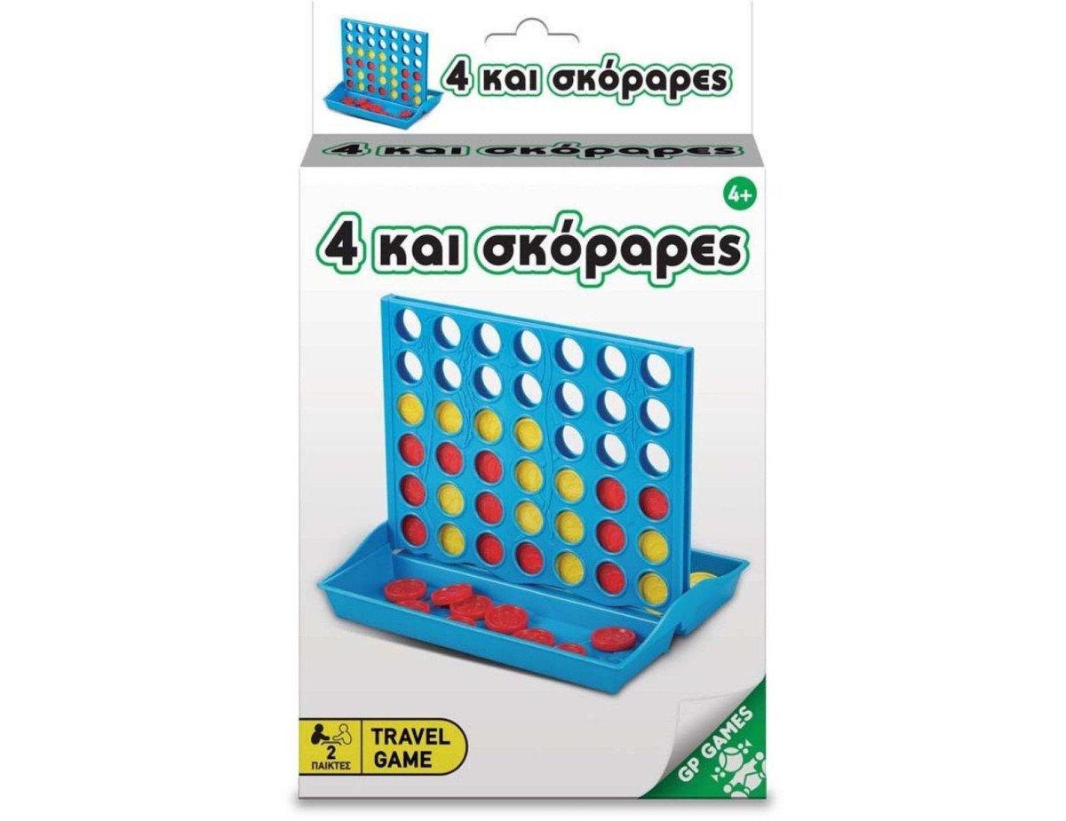 Giochi Preziosi Travel Game - 4 Και Σκόραρες (Ελληνική Γλώσσα) (TAV00000)