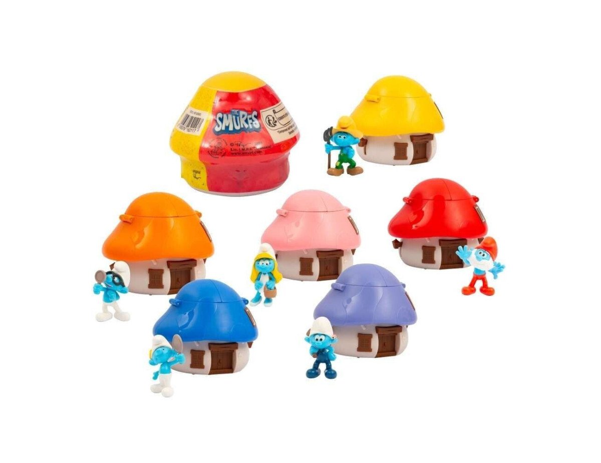 Giochi Preziosi The Smurfs - Smurfs House with Surprise Figure (Random) (PUF13000)