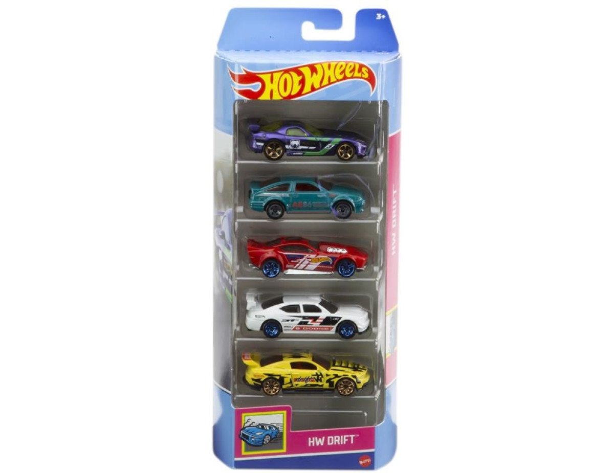 Mattel Hot Wheels - HW Drift (Set Of 5) (HTV51)