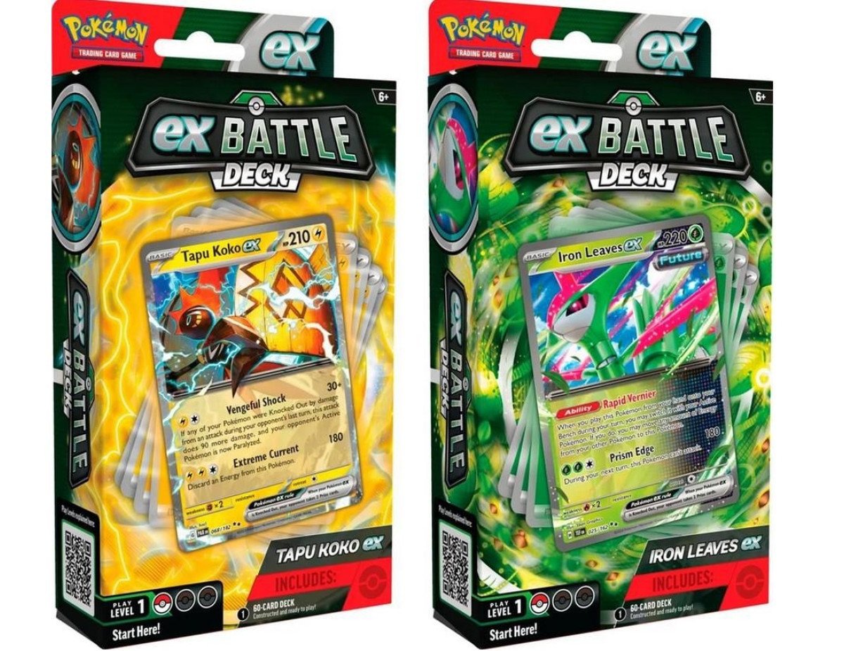 Pokemon TCG: Tapu Koko/Iron Leaves ex Battle Deck Display (POK858765)