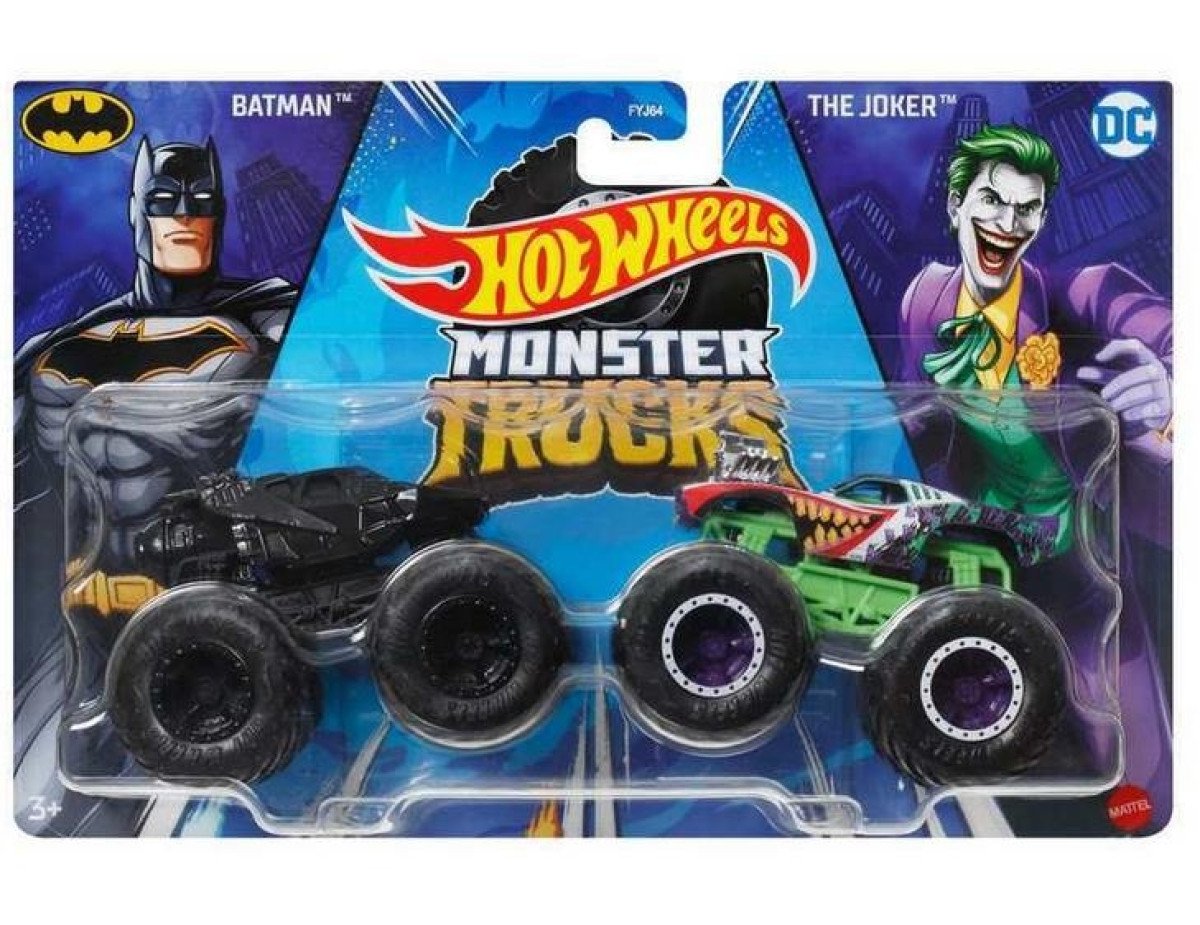 Mattel Hot Wheels Monster Trucks DC: Demolition Doubles - Batman VS The Joker (HWN55)