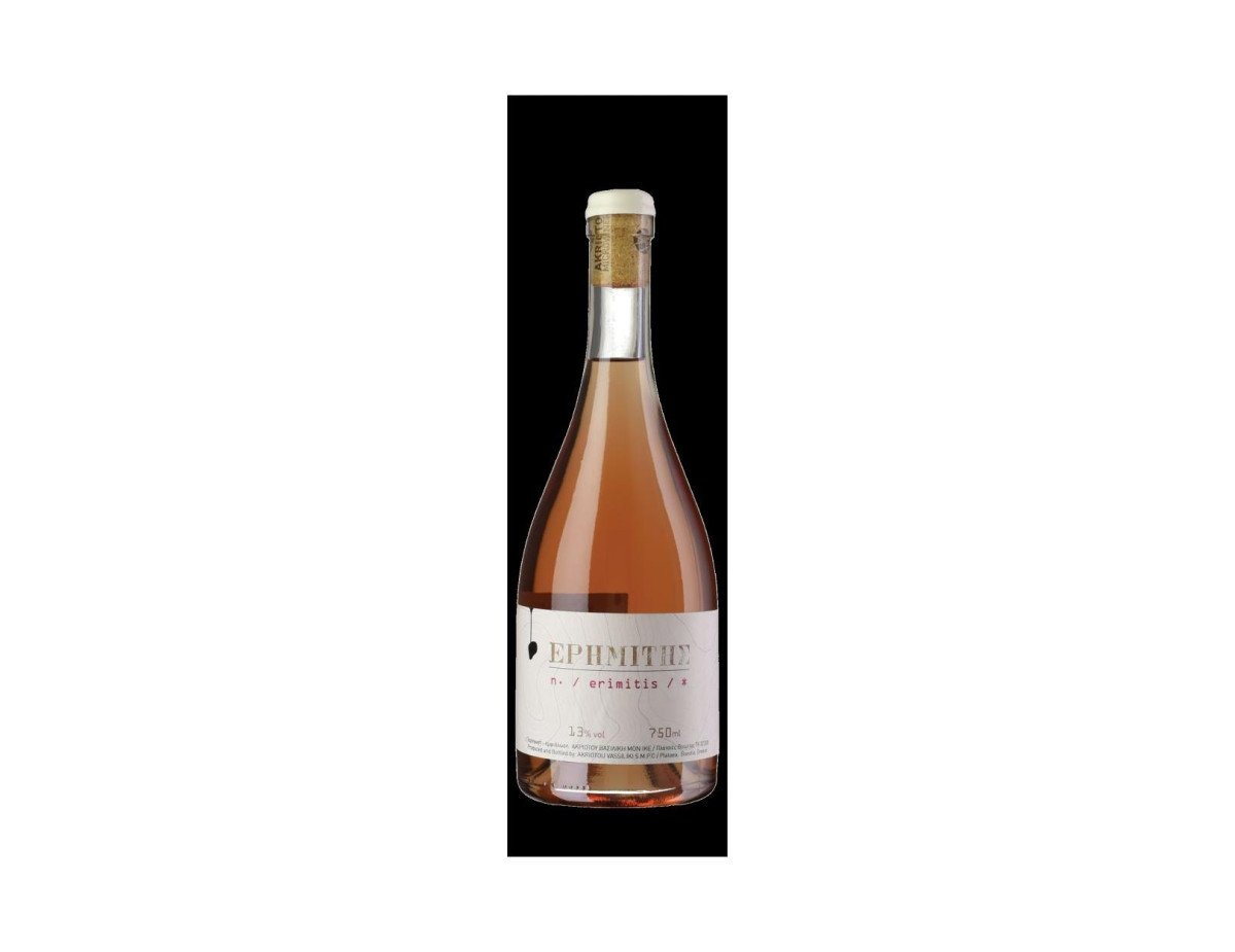 Akriotou Microwinery - Erimitis - Malagouzia,Mandilaria,Merlot, Rose Dry Wine,750ml