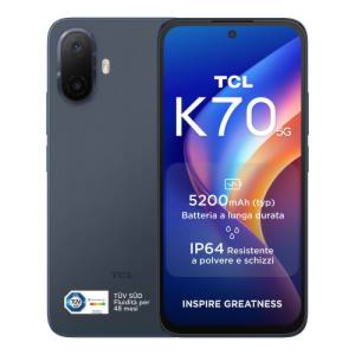 TCL K70 4+128GB 6.8" 5G Indigo Black DS OPT TCL K70 4+128GB 6.8" 5G Indigo Black DS OPT