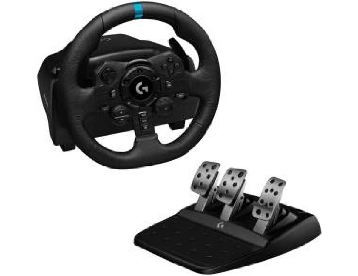 Logitech Volante + Pedaliera G923 Trueforce Doppia Frizione PS4/PC