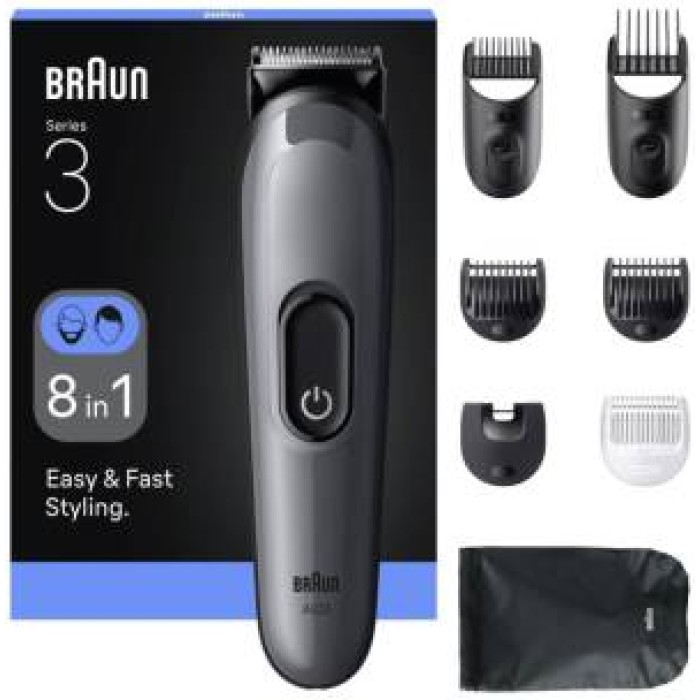 Braun Regolabarba e Capelli AIO3540 8 in 1 Braun Regolabarba e Capelli AIO3540 8 in 1