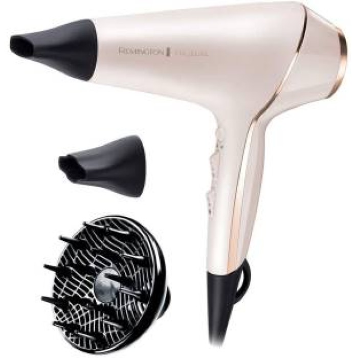 Remington Asciugacapelli Professionale Motore AC AC9140 PROluxe Ioni 2400W Avorio