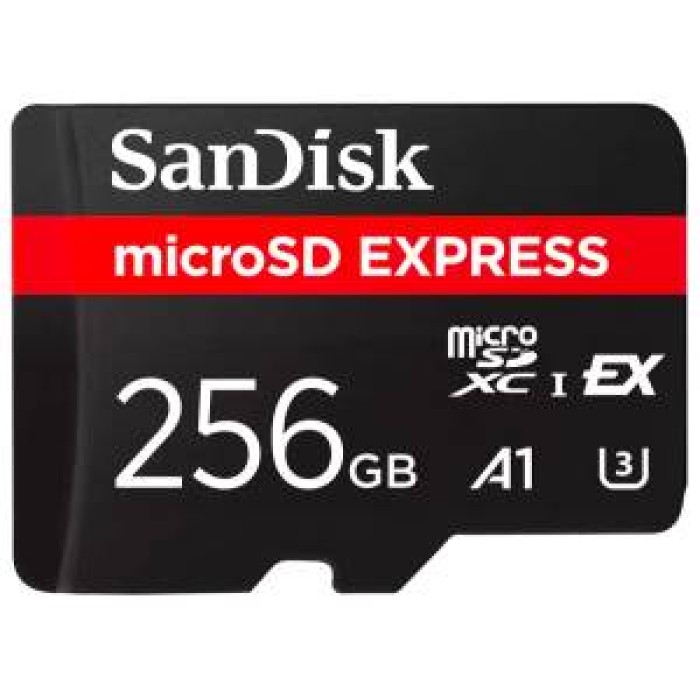 SanDisk Express MicroSD 256GB A1 UHS-I e UHS-II 210MB/s for Switch2