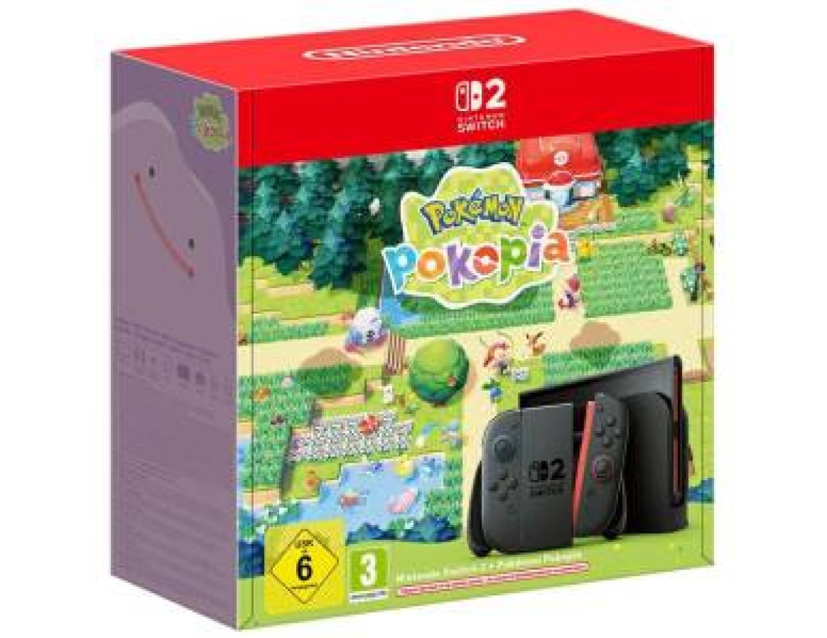 Switch 2 Console Black + Pokémon Pokopia