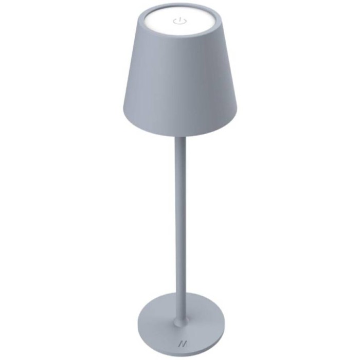 Muitomas Lampada da Tavolo a Led Grigio