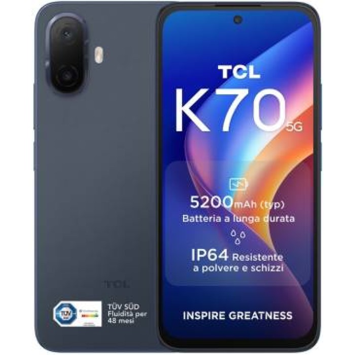 TCL K70 4+128GB 6.8" 5G Indigo Black DS OPT TCL K70 4+128GB 6.8" 5G Indigo Black DS OPT