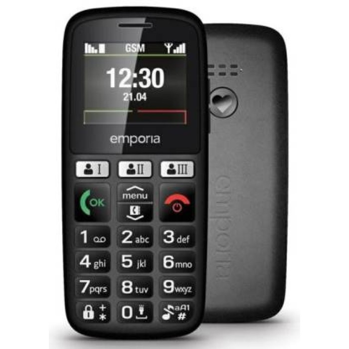 Emporia Cellulare Happy V3 1.81" Black
