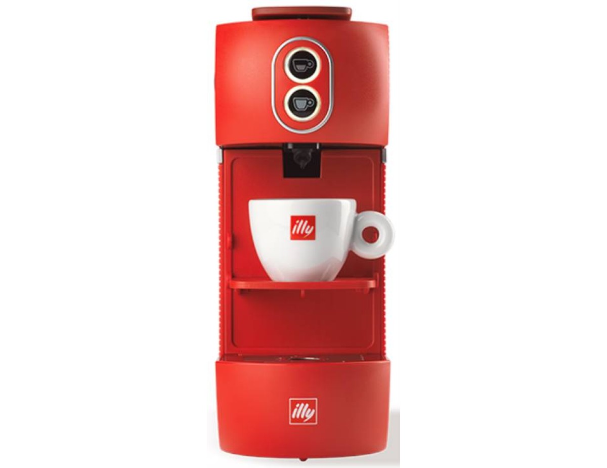 Illy Macchina da Caffe a Cialde 44mm Easy Rossa