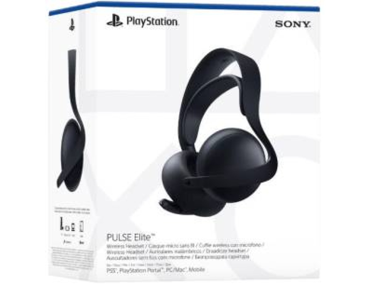 PS5 Cuffie Wireless Con Microfono Pulse Elite Midnight Black