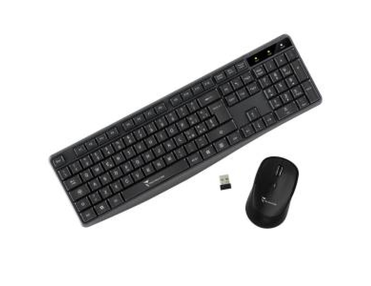 Techmade Kit Tastiera + Mouse Wireless TM-KM001 Black