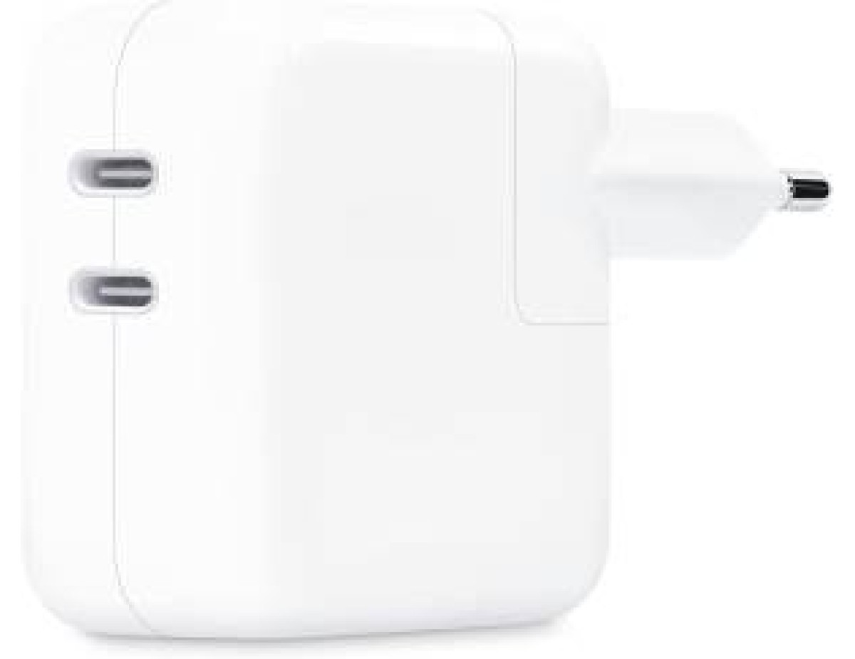 Apple Caricatore 35W DoppiaUSB-C iPhone iPad Watch MW2K3ZM/A