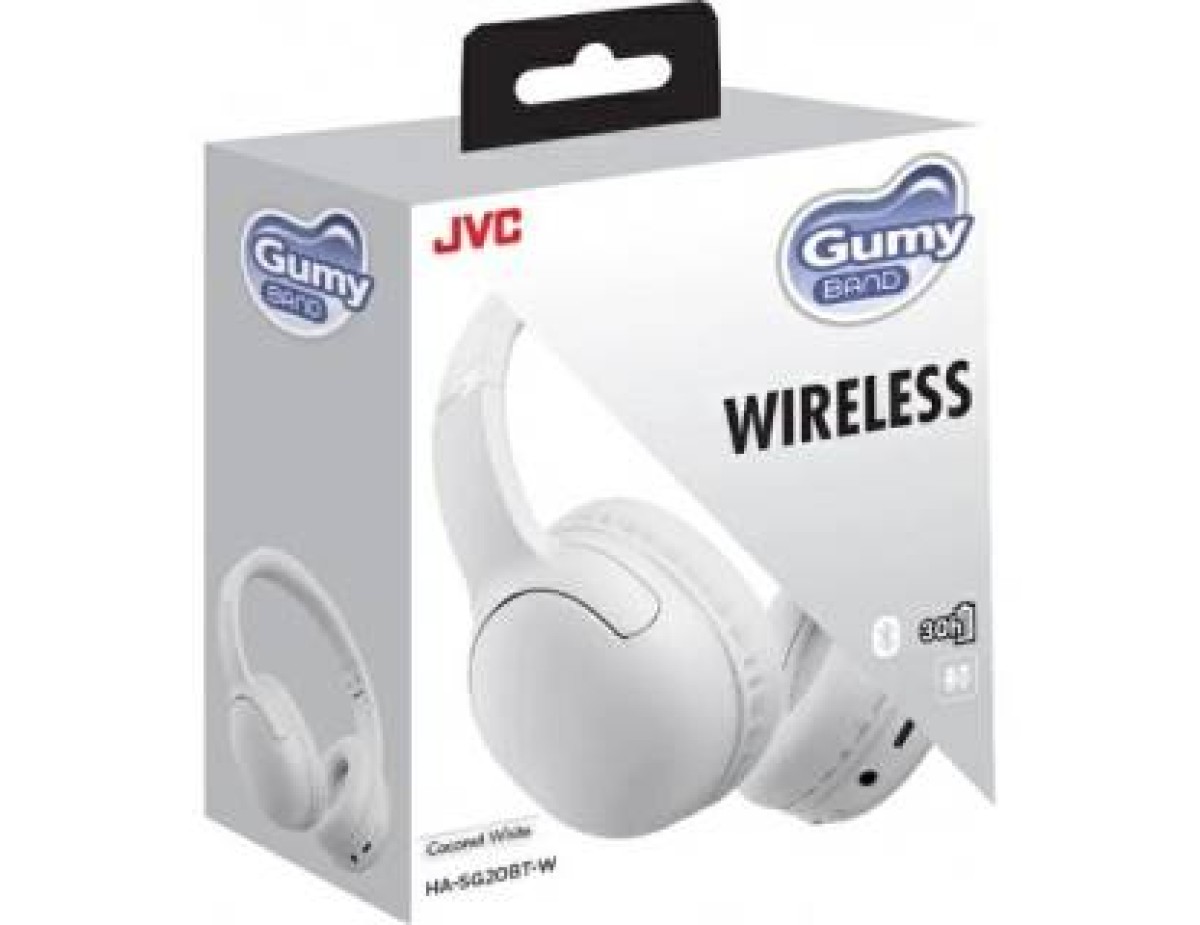 JVC Cuffie HA-SG20BT Gumy Coconut White