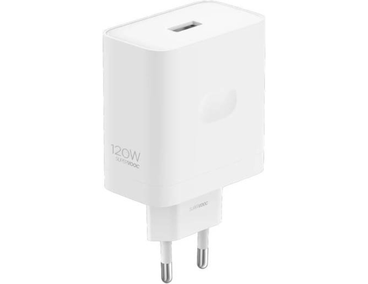 Realme Caricabatterie VCBBOAEH Supervooc USB-A 120W White Realme Caricabatterie VCBBOAEH Supervooc USB-A 120W White