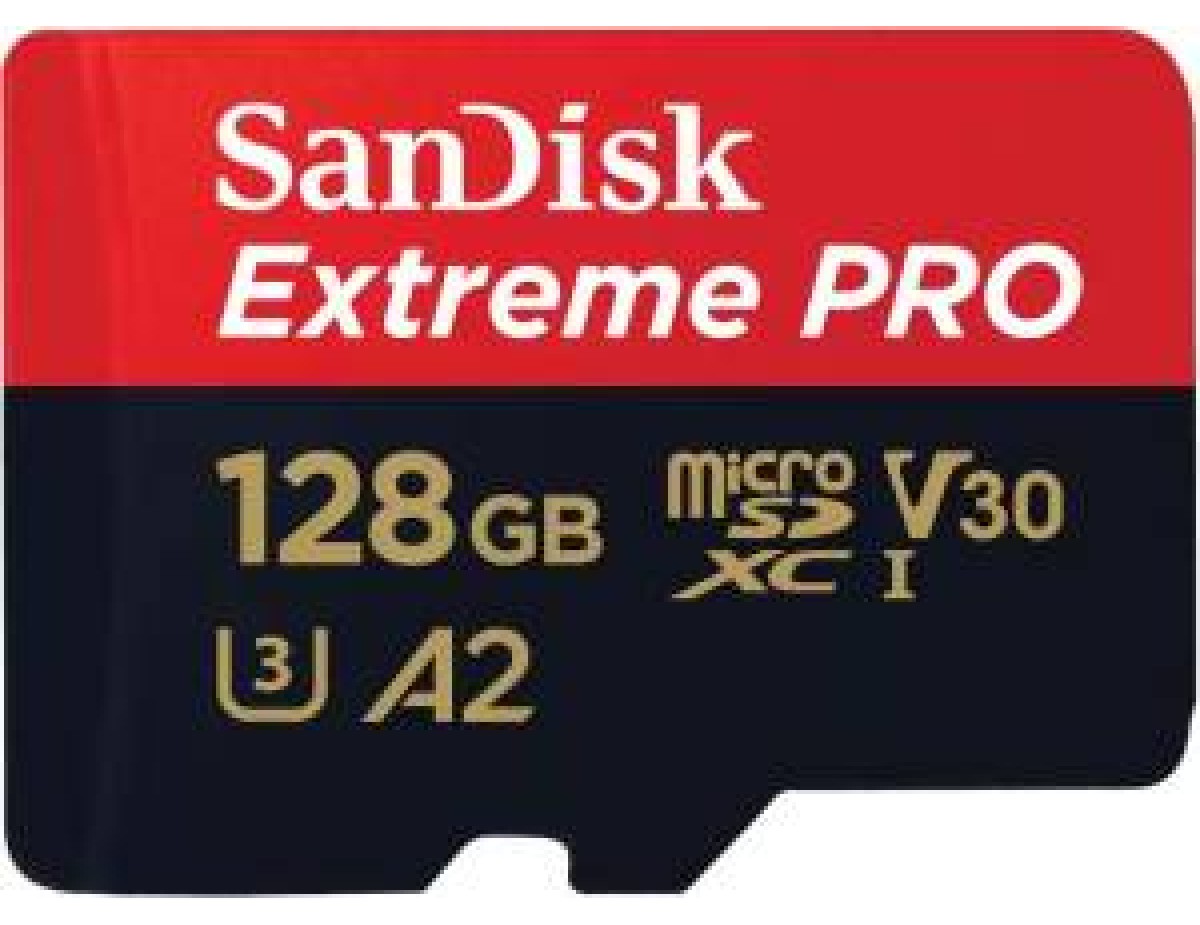 SanDisk Extreme PRO MicroSD 128GB V30 UHS-I SDXC 200MB/s