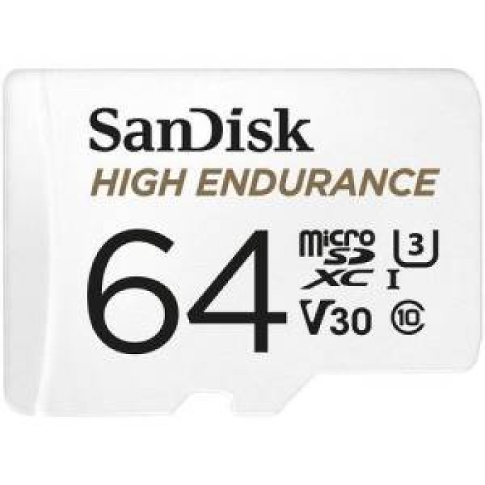 SanDisk High Endurance MicroSD 64GB C10 SDXC 100MB/s +Ad.SD SanDisk High Endurance MicroSD 64GB C10 SDXC 100MB/s +Ad.SD