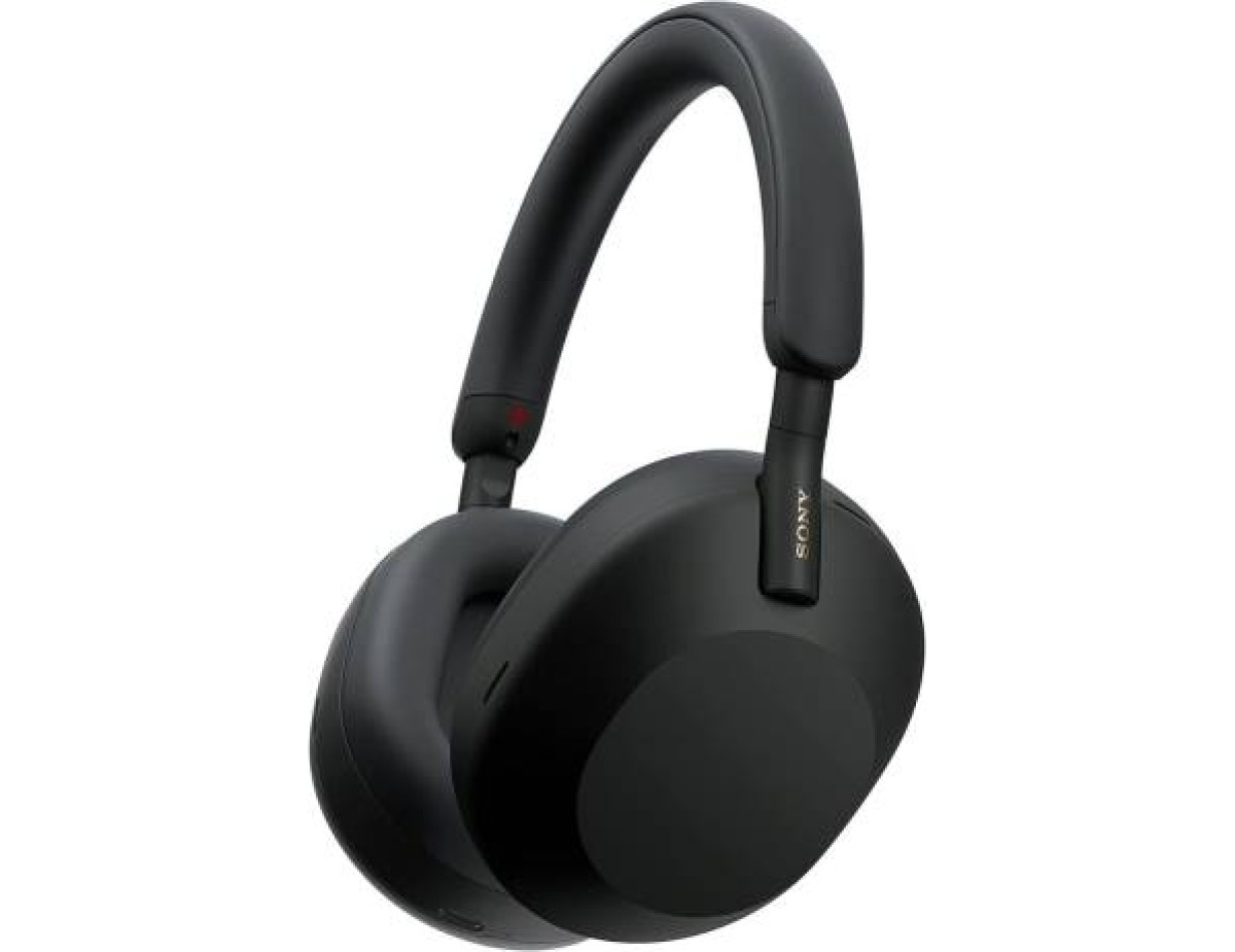 Sony Cuffie Wir/BT NoiseC WH-1000XM5SA Soft Case Alexa Google Siri Black