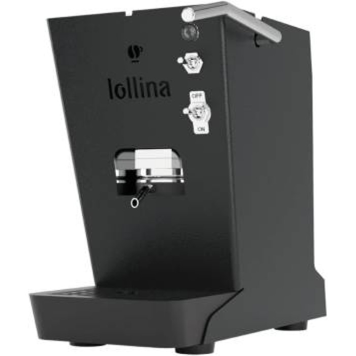 Lollocaffè Lollina+ Macchina da Caffè Nera + 40 Cialde 44mm