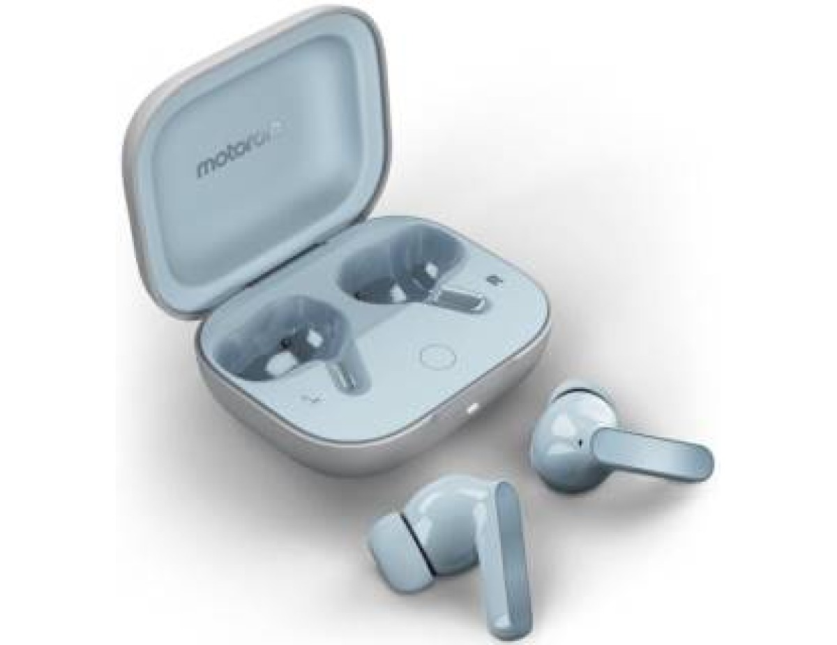 Motorola Auricolari Moto Buds Bass Glacier Blu