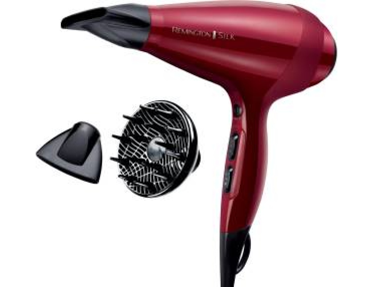 Remington Asciugacapelli ACAC9096 Silk Dryer Ioni 2400W Red