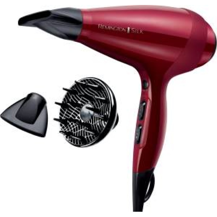 Remington Asciugacapelli ACAC9096 Silk Dryer Ioni 2400W Red
