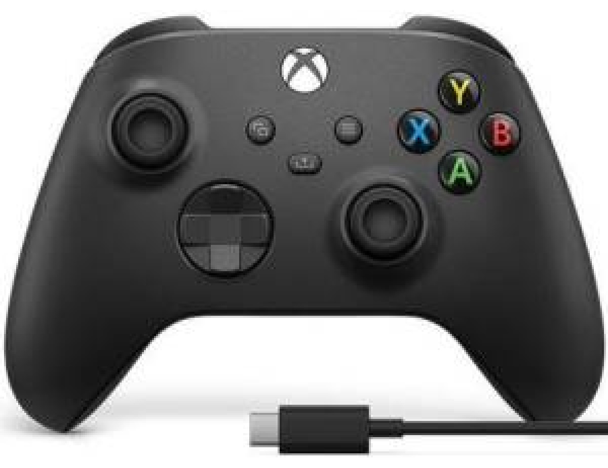 XBOX Serie X/S Controller Black + Cavo W10 XBOX Serie X/S Controller Black + Cavo W10