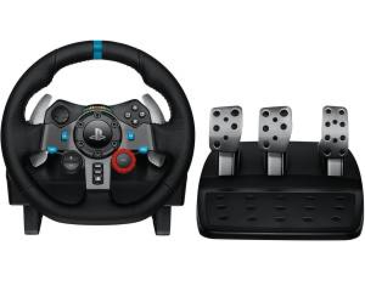 Logitech Volante + Pedaliera G29 PS5/PS4/PC