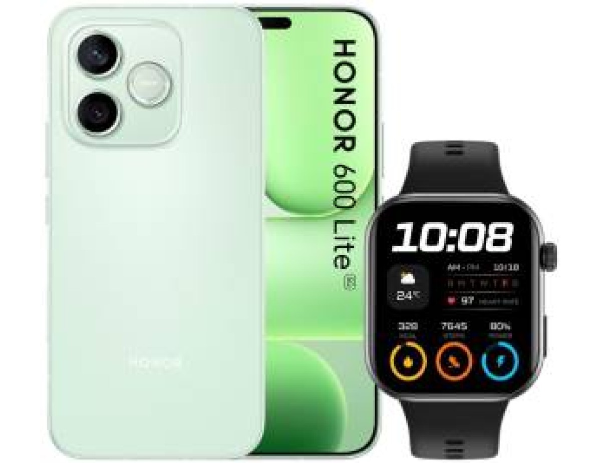 Honor 600 Lite 8+256GB 6.6"5G Sprout Green DS + Watch 2i ITA