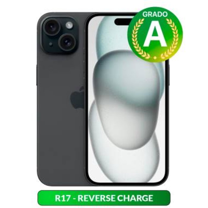 Apple iPhone 15 256GB 6.1" Black ITA Ricondizionato Grado-A Apple iPhone 15 256GB 6.1" Black ITA Ricondizionato Grado-A