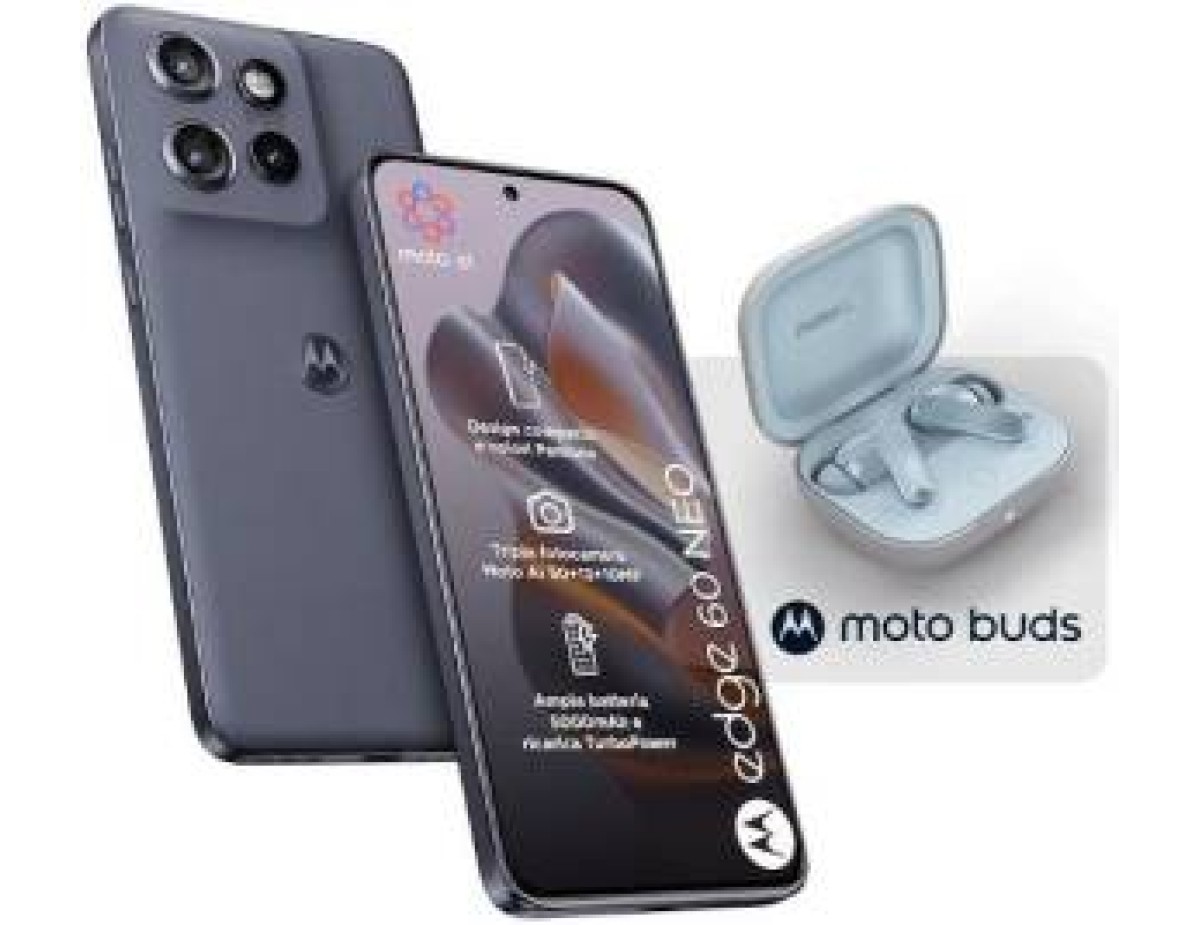 Motorola Edge 60 Neo 8+256GB 6.36" 5G Pant Grisaille + Moto Buds ITA