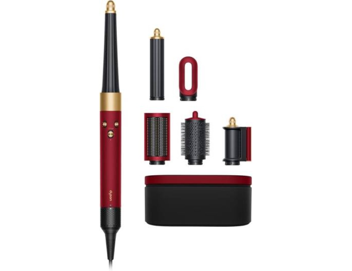 Dyson Airwrap ID Multistayler Straight+Wavy Red Velvet/Gold 1300W