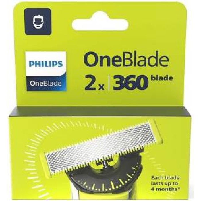 Philips OneBlade 2x Lame di Ricambio 360 QP420/50