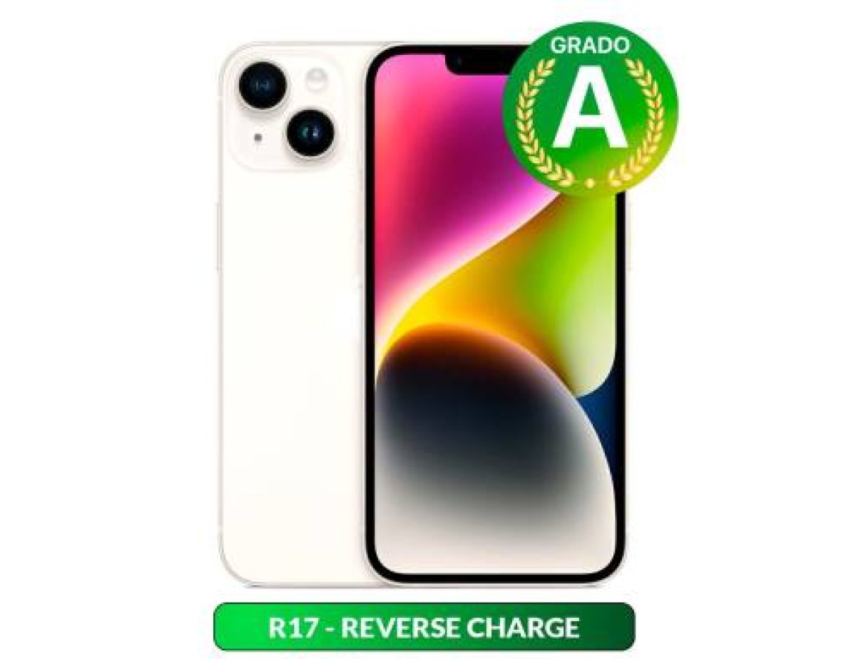 Apple iPhone 14 256GB 6.1" Starlight Ricondizionato Grado-A