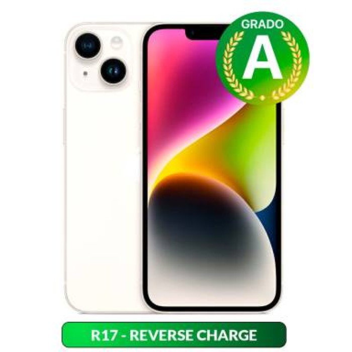 Apple iPhone 14 256GB 6.1" Starlight Ricondizionato Grado-A