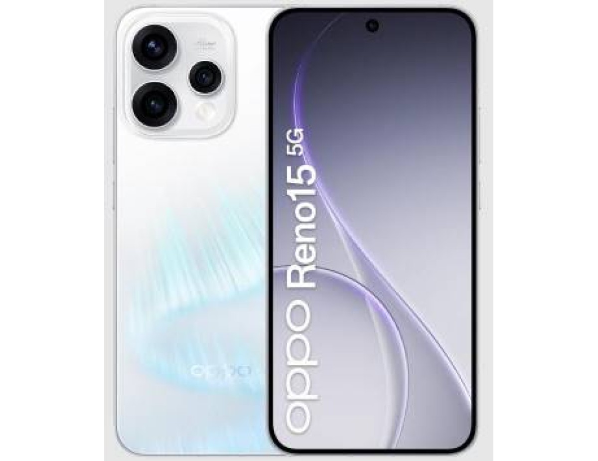 OPPO Reno 15 8+512GB 6.59" 5G Aurora White ITA OPPO Reno 15 8+512GB 6.59" 5G Aurora White ITA