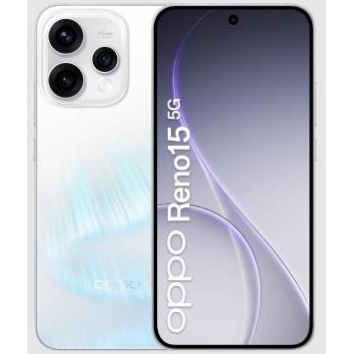 OPPO Reno 15 8+512GB 6.59" 5G Aurora White ITA