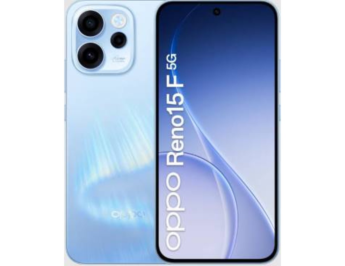 OPPO Reno 15F 8+256GB 6.57"5G Aurora Blue ITA OPPO Reno 15F 8+256GB 6.57"5G Aurora Blue ITA