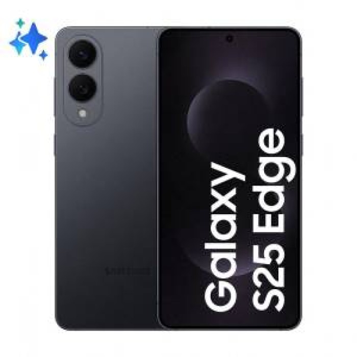 Samsung SM-S937 S25 Edge 12+256GB 6.7" 5G Titanium Jetblack DS EU